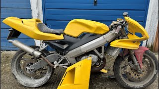 Flipping a Two Stroke Cagiva Mito EVO