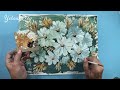 how to paint flowers with a spoon the art of painting flowers