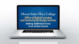 Adding Additional Users to an eClass Course