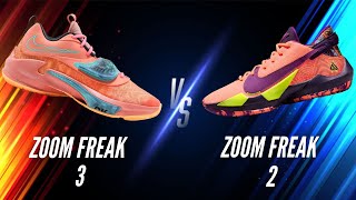 Nike Zoom Freak 2 vs Zoom Freak 3 In Depth!