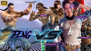 PART 8 - Kenpo against Various Martial Arts - Tekken7 - Feng VS Julia, Kuma, Eddy, Geese, Anna, Fahk