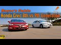 Honda Civic 1.8 2012 vs 2013, Review & Comparison | 8th Gen vs 9th Gen | Pakistan