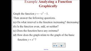 Twelve Basic Functions - Precalculus