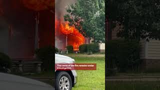 South Carolina home engulfed in flames, cause of fire remains under investigation