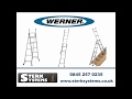 Werner 3 Way Combination Ladder (with and without tray)