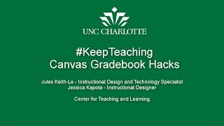 Canvas Gradebook Hacks