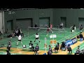 2018女子ダブルス１回戦　米元・田中　対　川島・松田