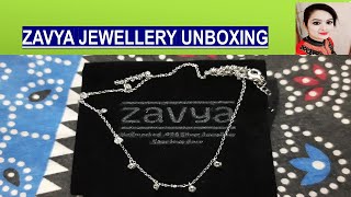 Zavya Jewellery review|Zavya jewellery unboxing|92.5 sterling silver necklace in India|