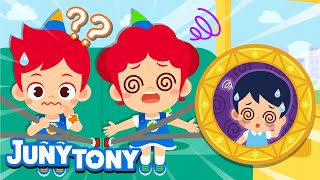 Why Do We Get Carsick?😵‍💫 | Eyes! Feet! Ears! | My Body Song | Curious Songs for Kids | JunyTony