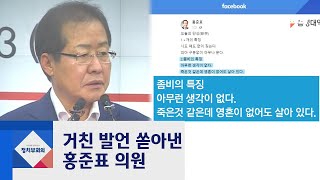 '채홍사' 발언 홍준표…권영세·진중권에 \