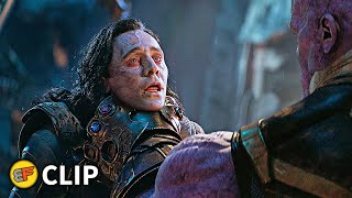 Loki's Death - Thanos Kills Loki Scene | Avengers Infinity War (2018) IMAX Movie Clip HD 4K