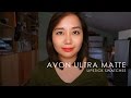 1/2 AVON Ultra Color Matte Lipstick Swatches