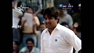 WORST OVER l  Inzamam ul haq BOWLING vs India l JERKING, Wide's, No - balls l 1996