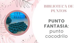 Tutorial punto fantasía: El punto cocodrilo.