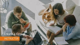 Groups - Create a Group - Instructor