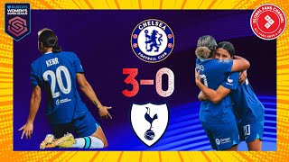 Chelsea 3-0 Tottenham (WSL) Highlighted Review | Chelsea Women Top of The League