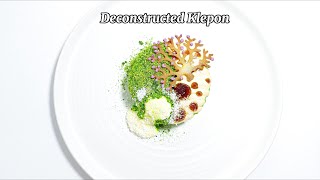 Indonesian Modern Food - Deconstructed Klepon