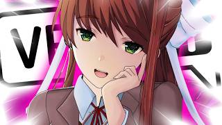 people react to monika with a deep voice