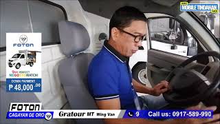 Foton Cagayan de Oro-Gratour mt wingvan