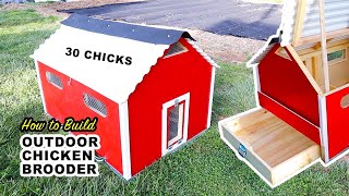 Building an Outdoor Brooder/Coop for 30 baby chickens 🐥