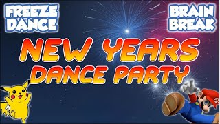 New Years Freeze Dance | Brain Break | Just Dance | GoNoodle Inspired