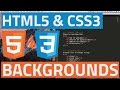 HTML5 and CSS3 beginner tutorial 18 - background images [Part 2]
