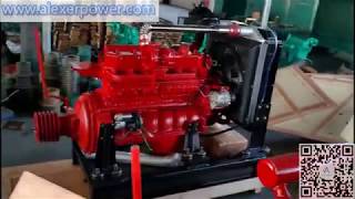 Weifang ricardo r6105azlp diesel engine with clutch and pulley