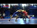 1/4 FS - 57 kg: G. DZIGUA (GEO) v. N. NAVEEN (IND)