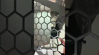 hexagonal perfoated metal mesh