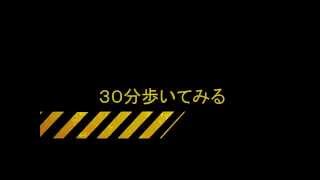 ３０分歩いてみる【うつ病脱出】