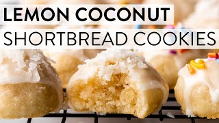 Lemon Coconut Drop Shortbread Cookies | Sally's Baking Recipes