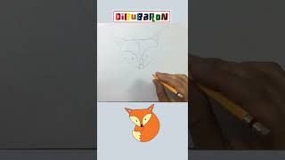 Dibujando un zorro facil para niños | Dibujos faciles