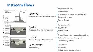 Environmental Flows - Instream flow components
