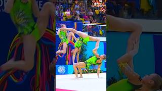 😌 Respect Acrobatics In Women's Gymnastics #shorts