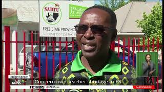 Concerns over shortage of teachers in the Free State