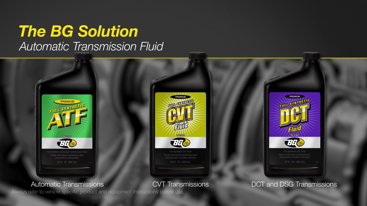 BG Transmission Fluid - Product Knowledge - YouTube