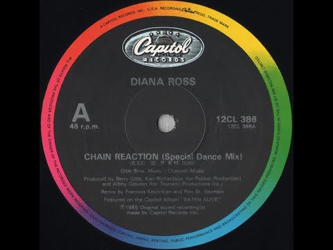 Diana Ross Chain Reaction Special New Mix 1986 Vinyl Discogs