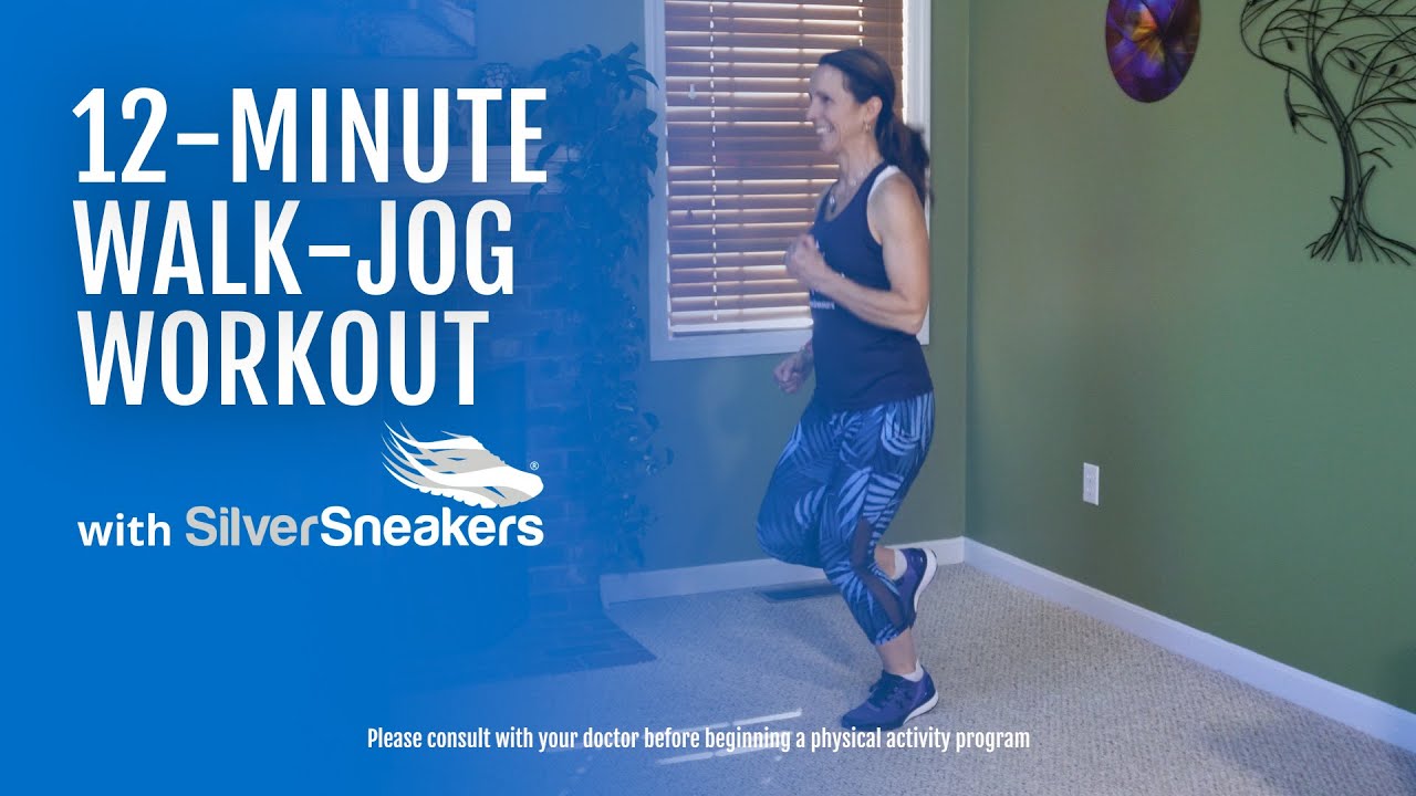 Walk-Jog Interval At-Home Workout - YouTube