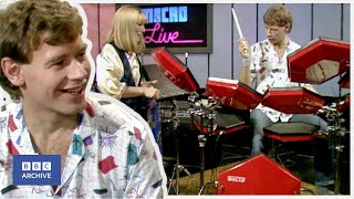 1984: BILL BRUFORD on the SIMMONS ELECTRONIC DRUM KIT | Micro Live | Retro Tech