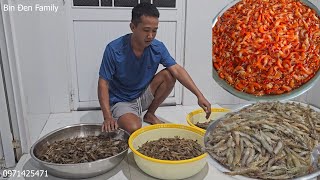 Introducing Bin shrimp used to make shrimp paste and the entire process of making Bin Black Shrim...