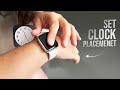 How to Set Clock Placement on Apple Watch (tutorial)