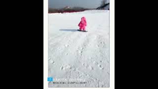 可不爱你说了算#单板滑雪 #萌娃滑雪有多酷 #人类幼崽滑雪天花板