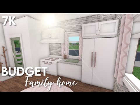 7k No-Gamepass Budget Home | Bloxburg ROBLOX Speedbuild - YouTube