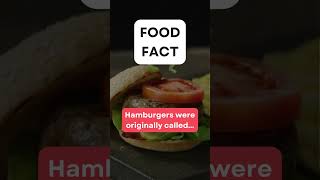 Fun Fact About Hamburger Name