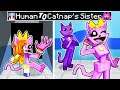 From HUMAN to CATNAP's SISTER in Minecraft!