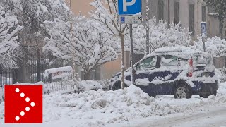 Arquata Scrivia (Alessandria) sotto la neve