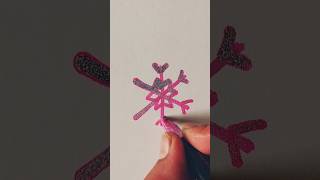 An Easy Snowflake Drawing