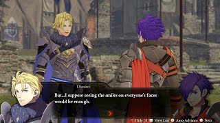 Fire Emblem Warriors Three Hopes - Dimitri and Shez Support Conversations