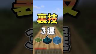 【マイクラ】99%が知らない裏技3選【統合版 雑学 豆知識 小技】#shorts