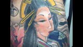 Tattoo:Jigoku Dayuu (The Courtesan Jigoku=Hell) 地獄太夫のタトゥー